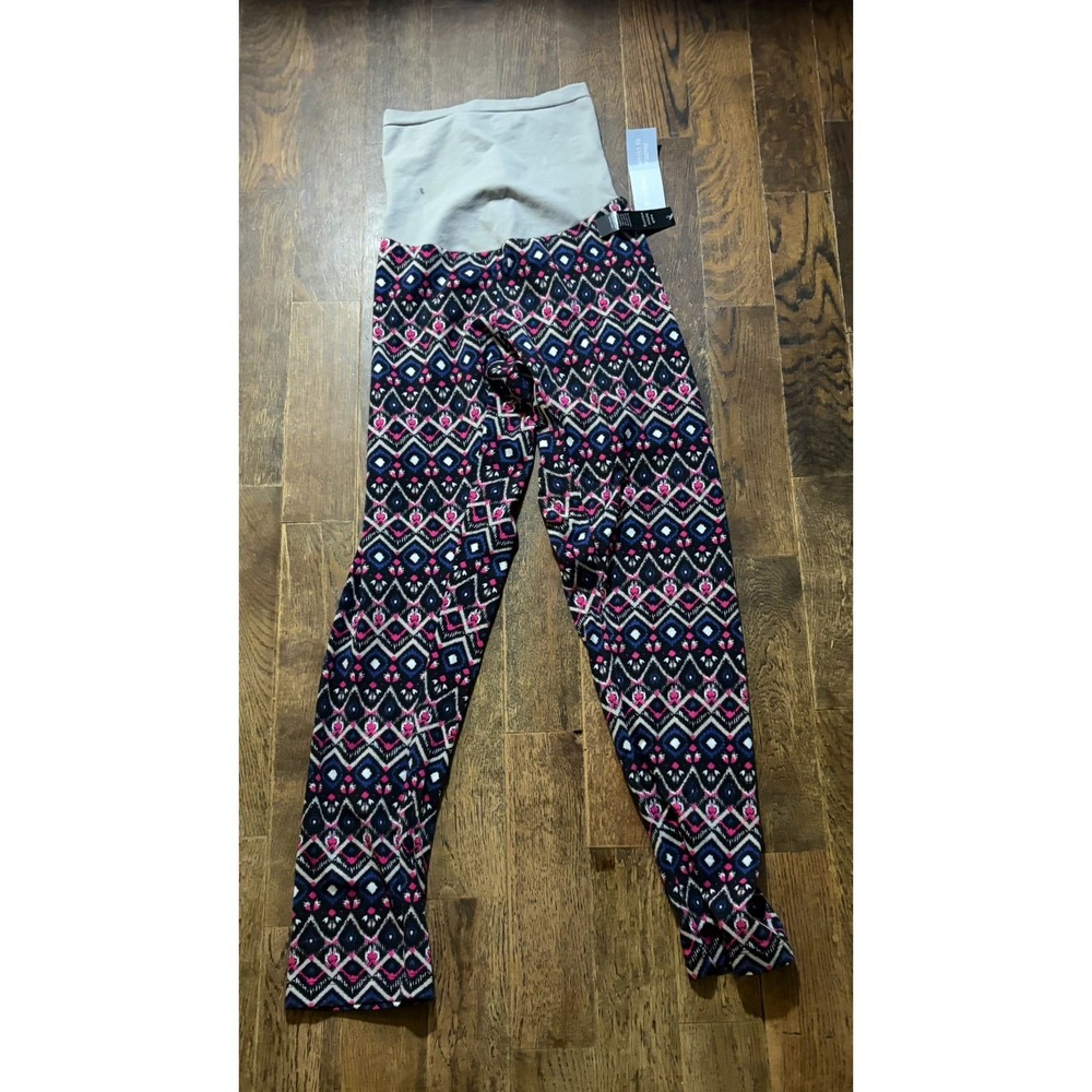Motherhood Maternity Secret Fit Belly Straight Leggings Pants XL Multi color NEW